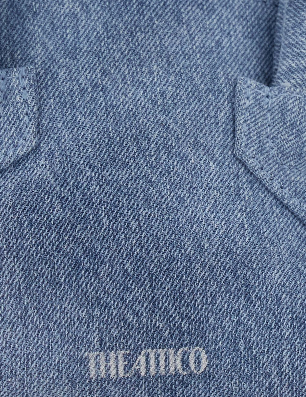 Borsa La Passeggiata Mini denim in blu 