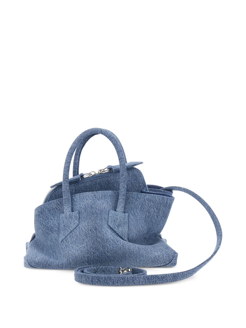 Borsa La Passeggiata Mini denim in blu 