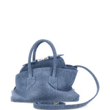 Borsa La Passeggiata Mini denim in blu 