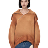 Maglione in cashmere beige 