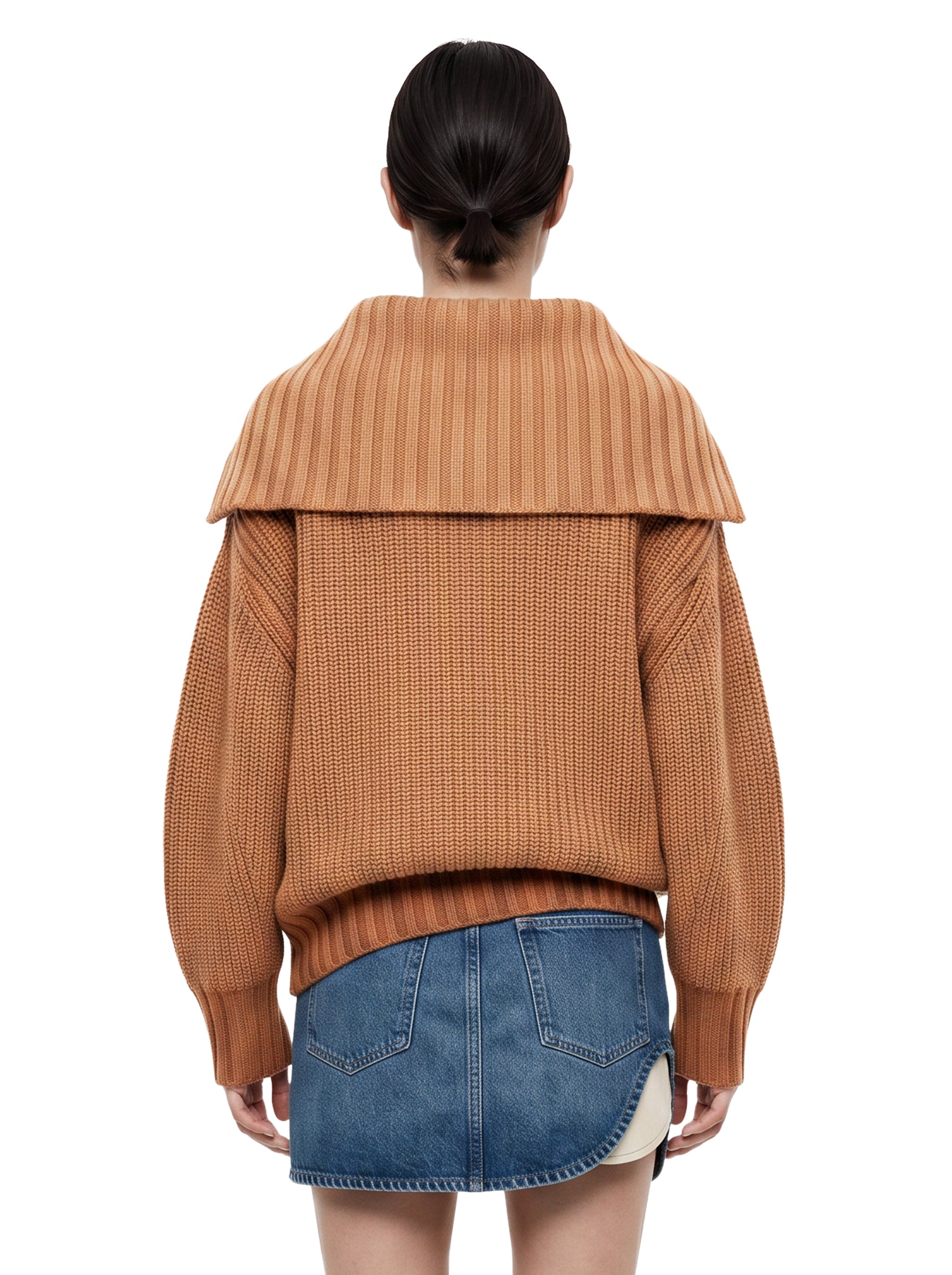 Maglione in cashmere beige 