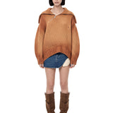 Maglione in cashmere beige 