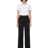 Pantalone tuxedo in lana nero 