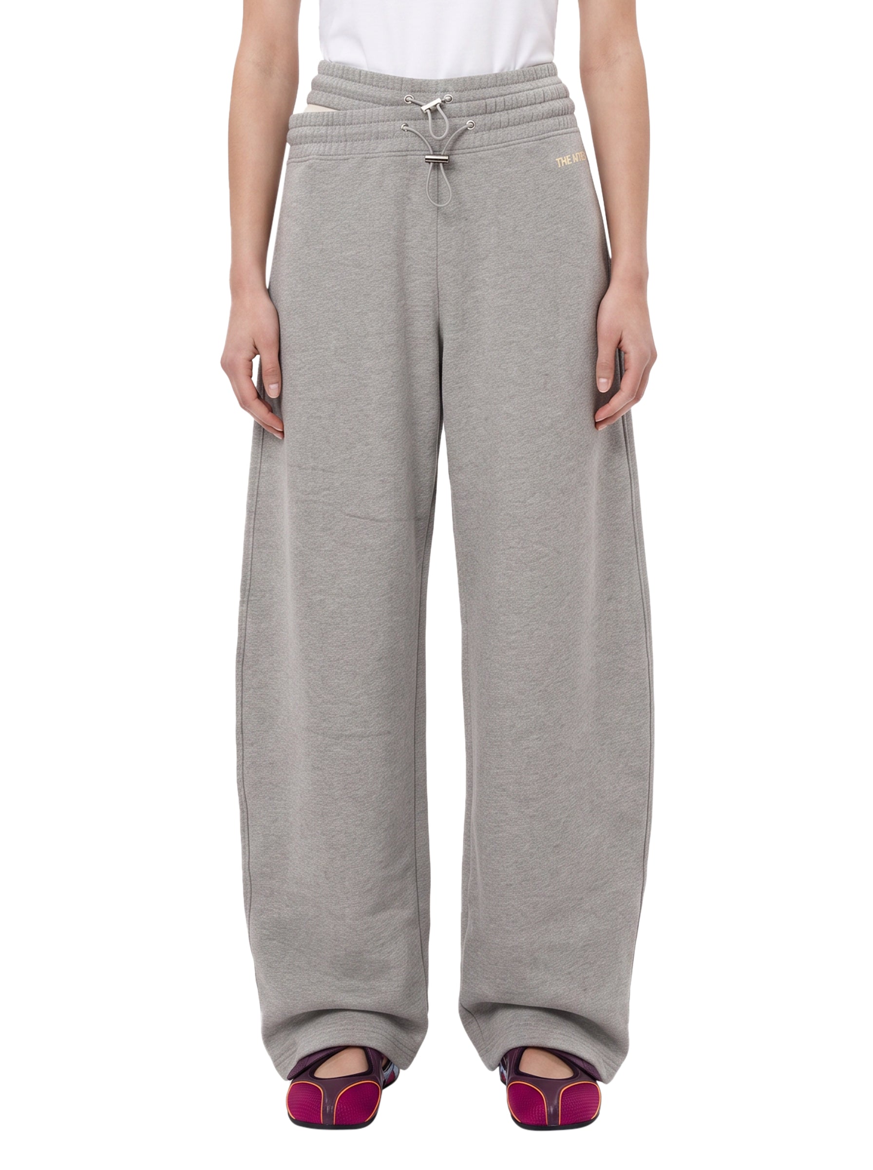 Pantalone jogger in grigio 