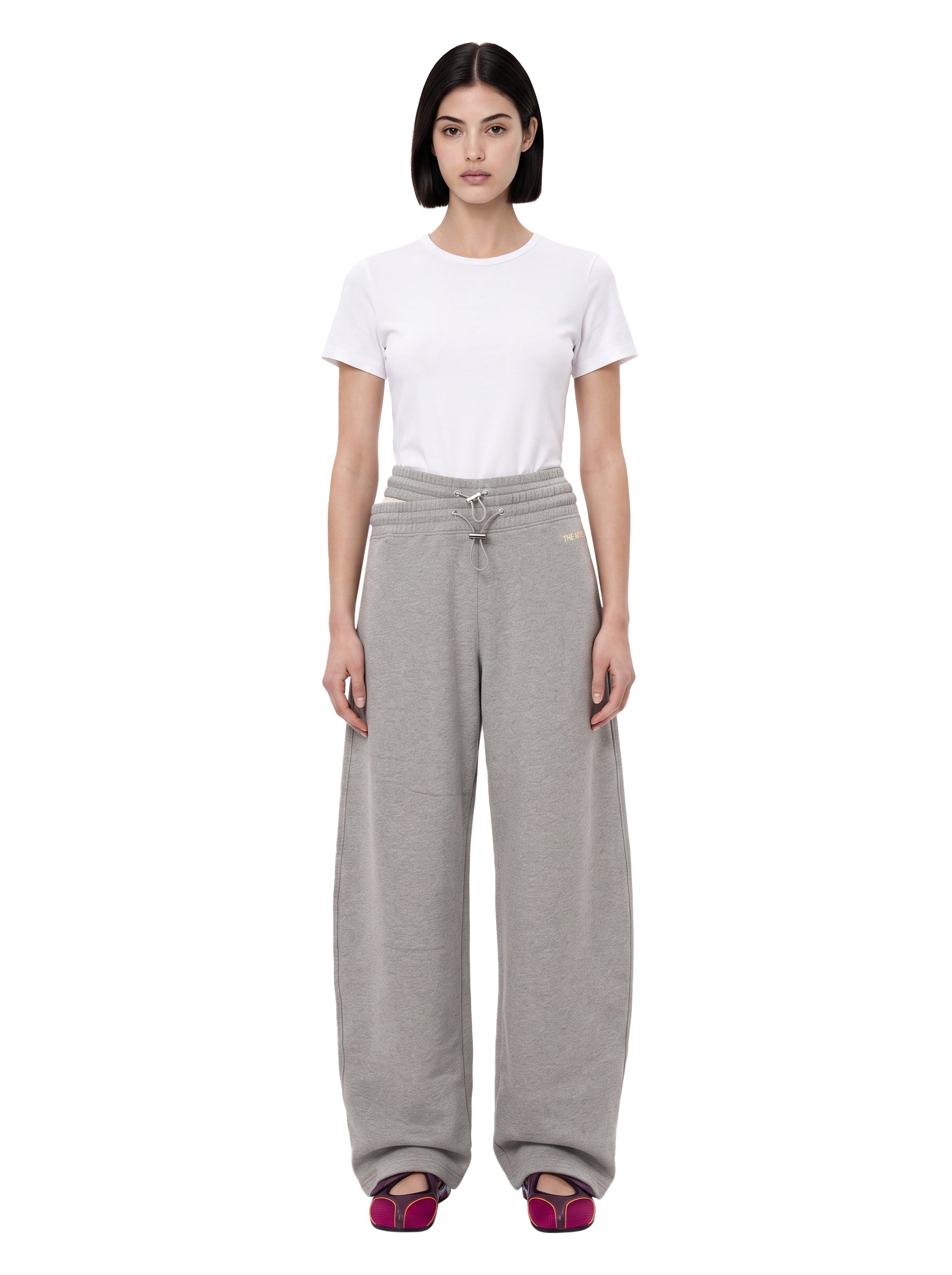 Pantalone jogger in grigio 