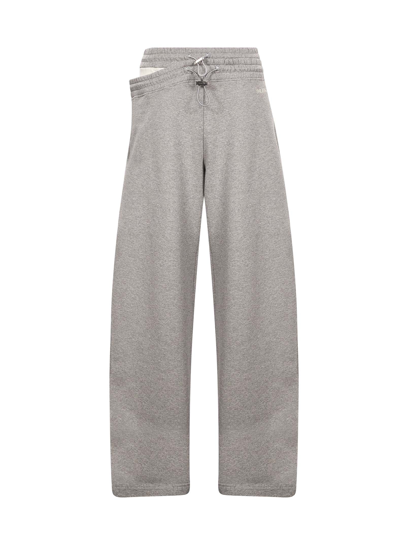 Pantalone jogger in grigio 