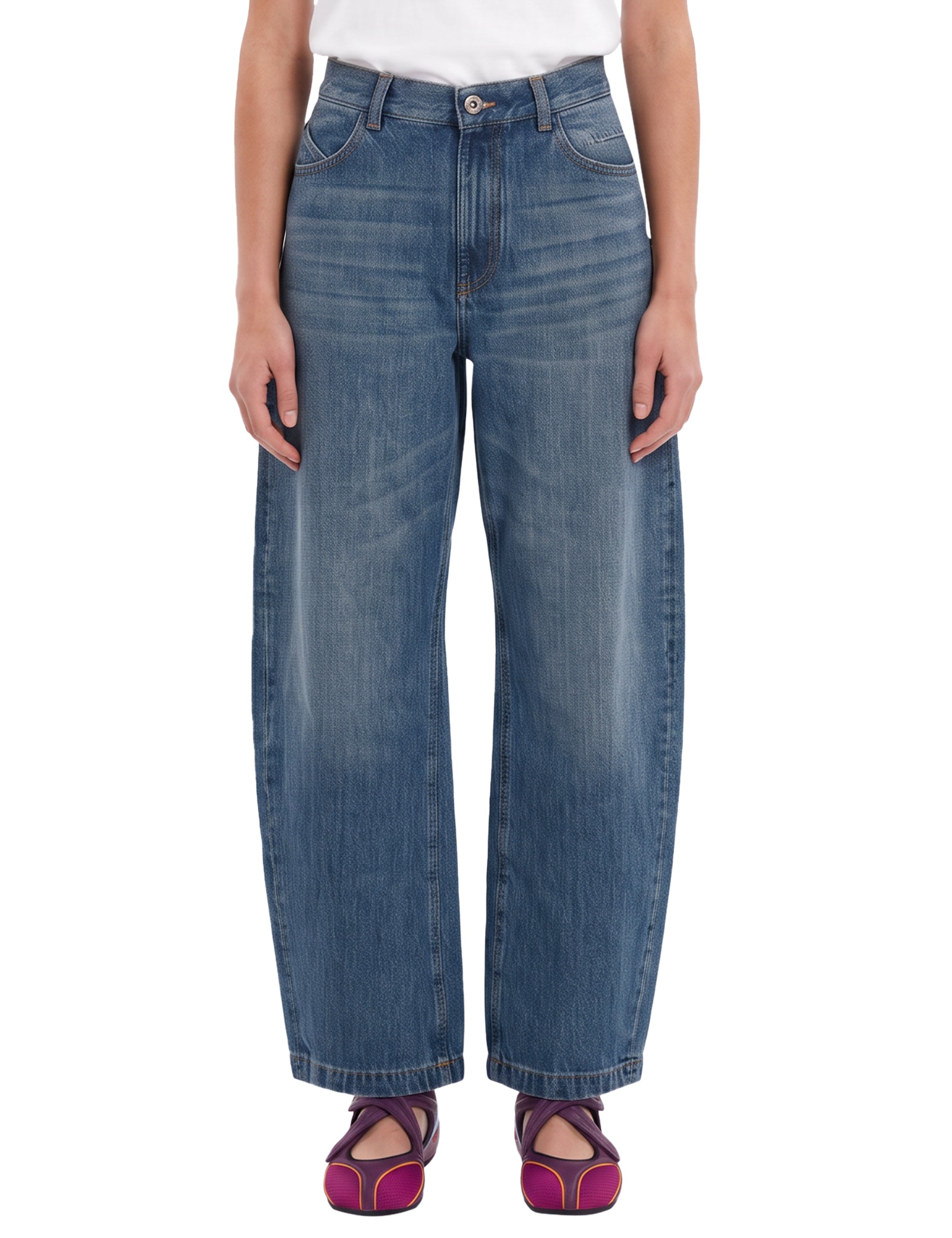 Jeans denim in blu 