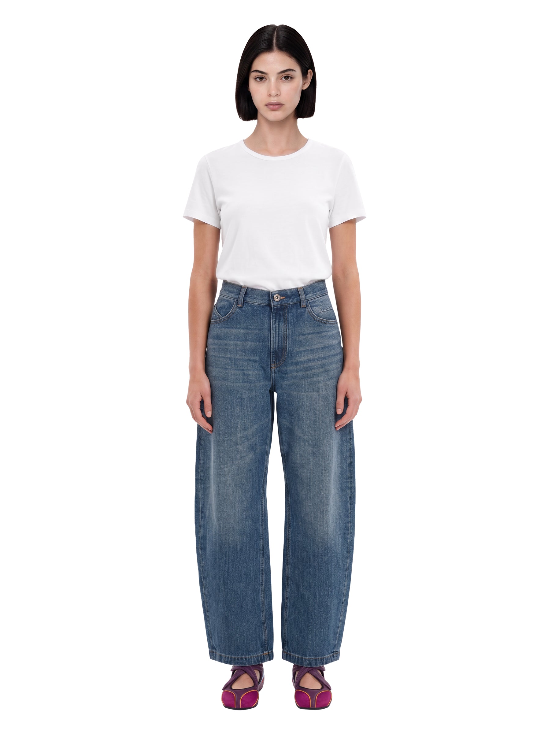 Jeans denim in azzurro 