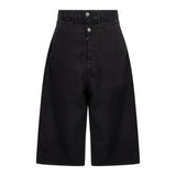 Bermuda in denim nero 