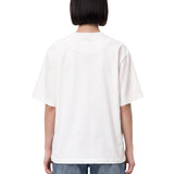 T-shirt oversize in bianco 