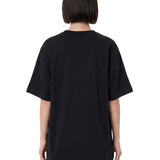 T-shirt oversize in nero 