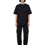 T-shirt oversize in nero 