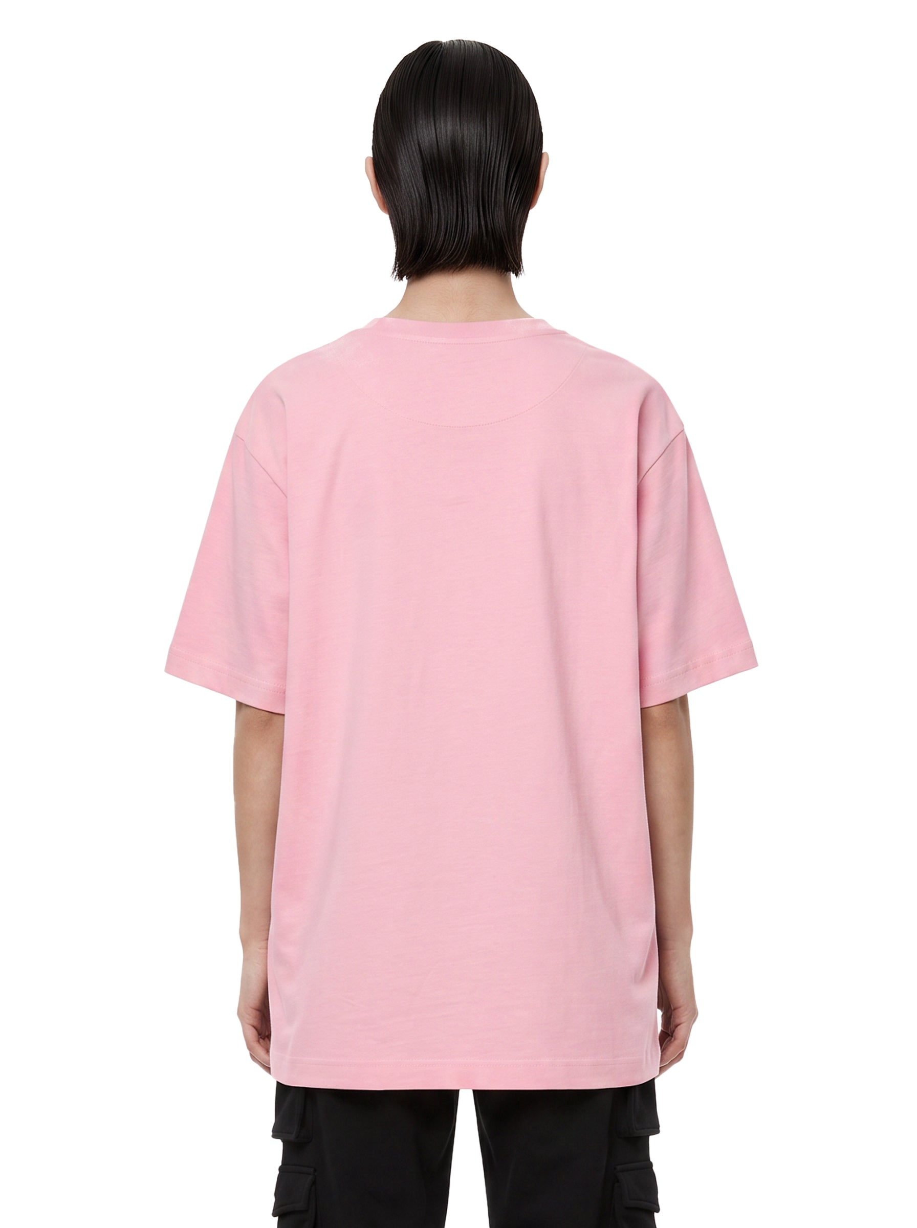 T-shirt oversize in rosa 