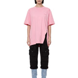 T-shirt oversize in rosa 