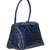 Borsa a spalla "L'altra di Milano" in blu 