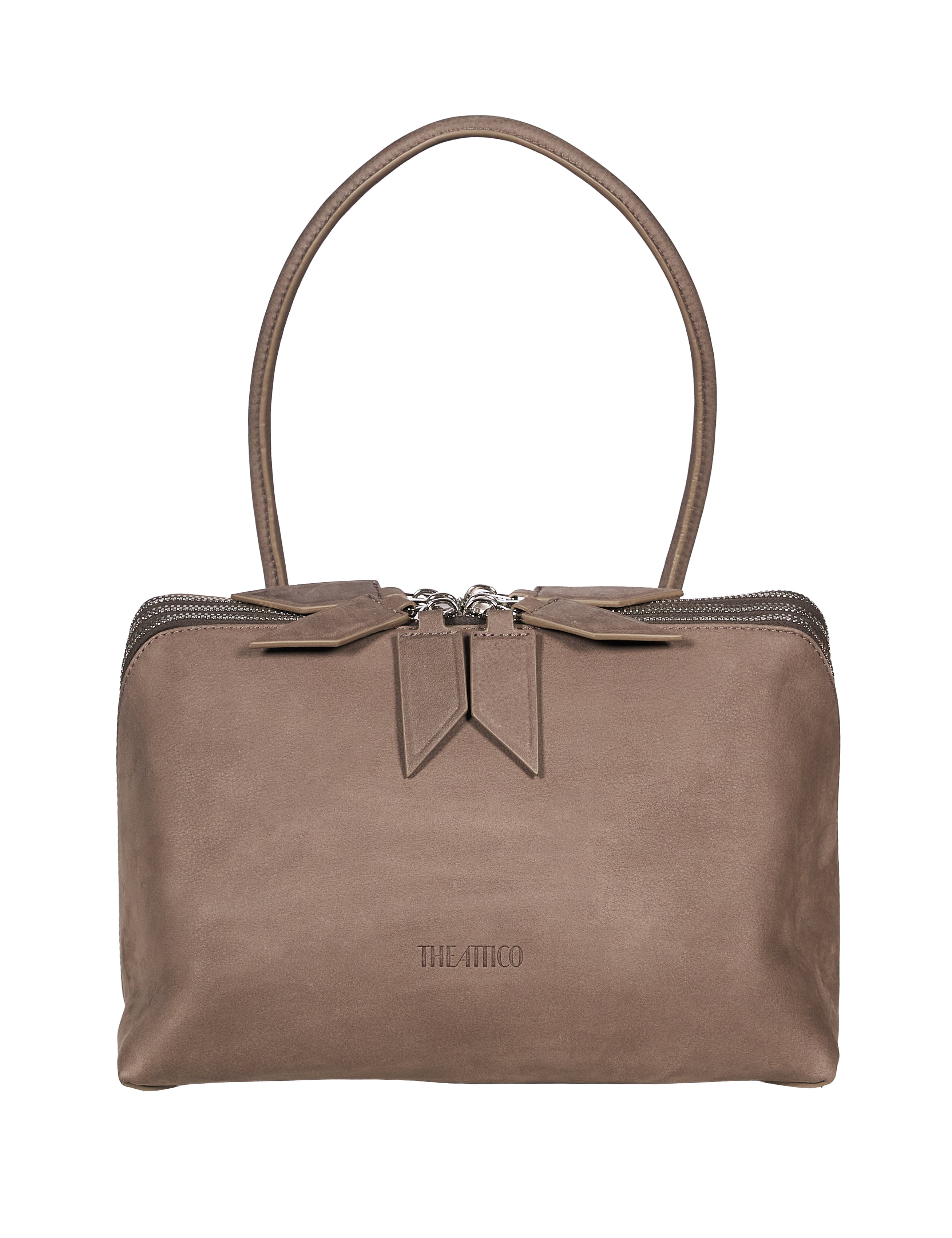Borsa a spalla "L'altra di Milano" in grigio 
