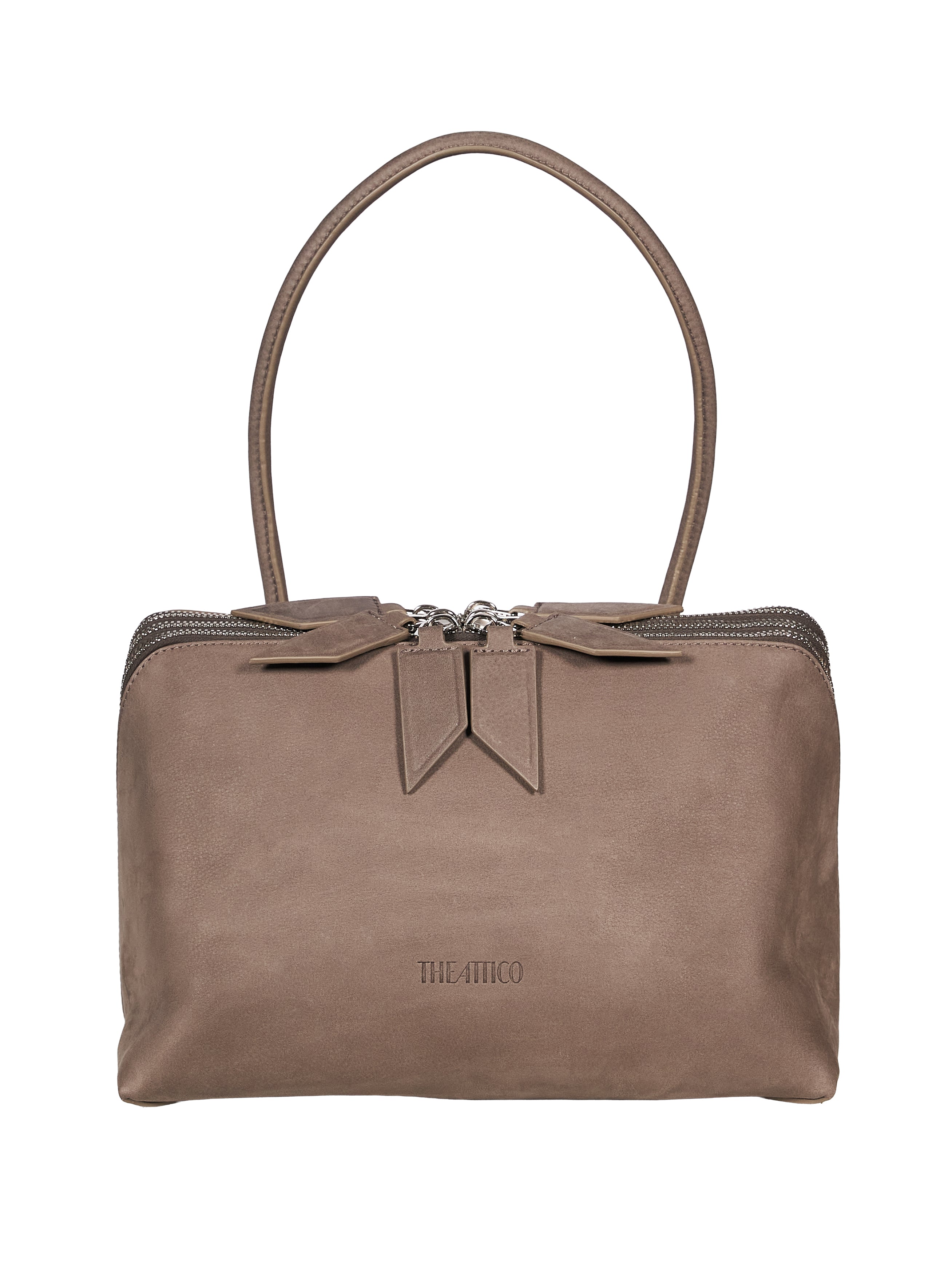 Borsa a spalla "L'altra di Milano" in grigio 