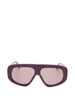 Linda Farrow Milano sunglasses in purple The Attico x Linda Farrow - women