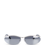 Occhiali da sole Charlotte con montatura ovale in grigio The attico x linda farrow - donna 