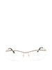 Occhiali Charlotte di Linda Farrow in oro The attico x linda farrow - donna