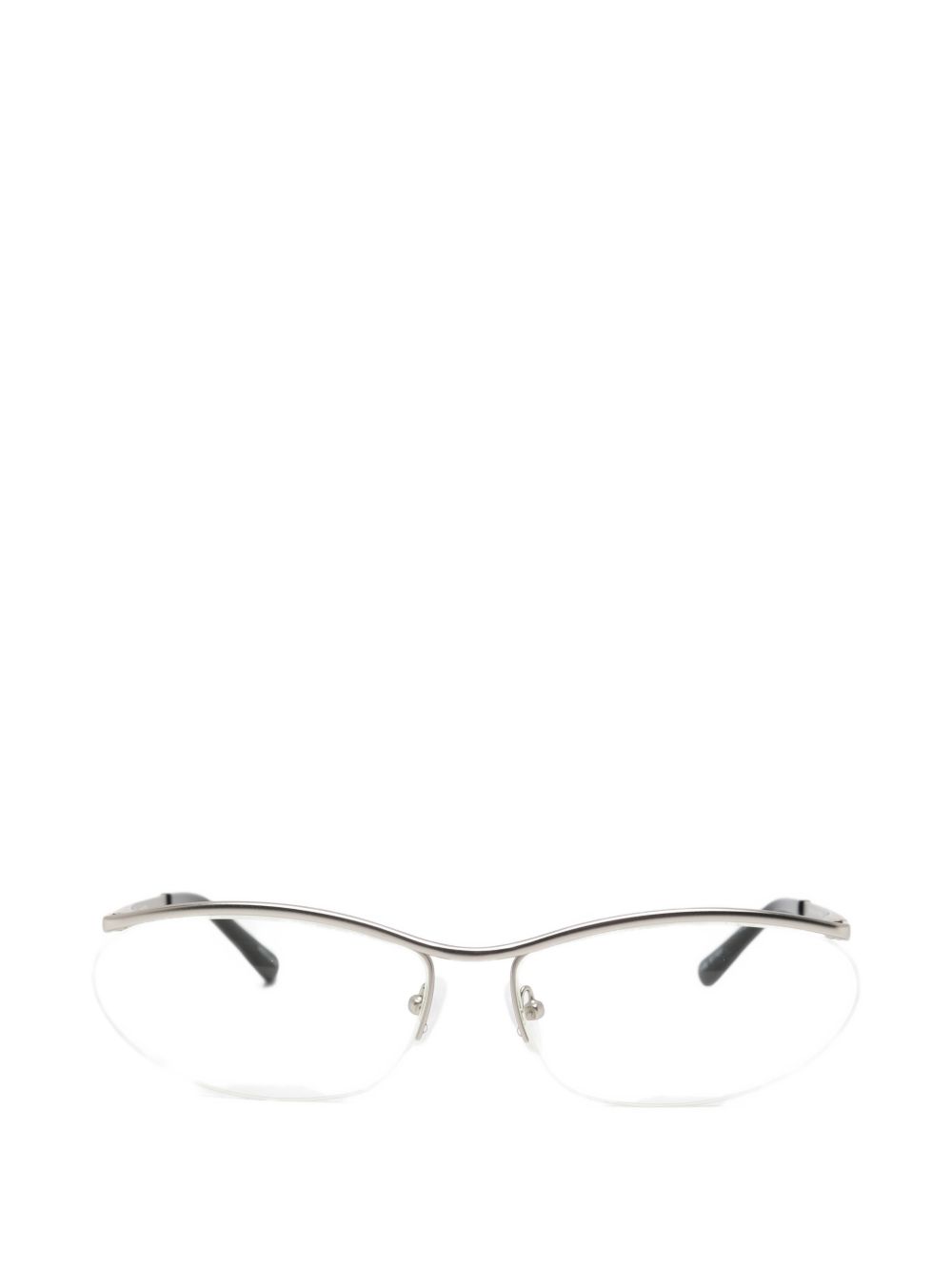 Occhiali Charlotte di Linda Farrow in argento The attico x linda farrow - donna 