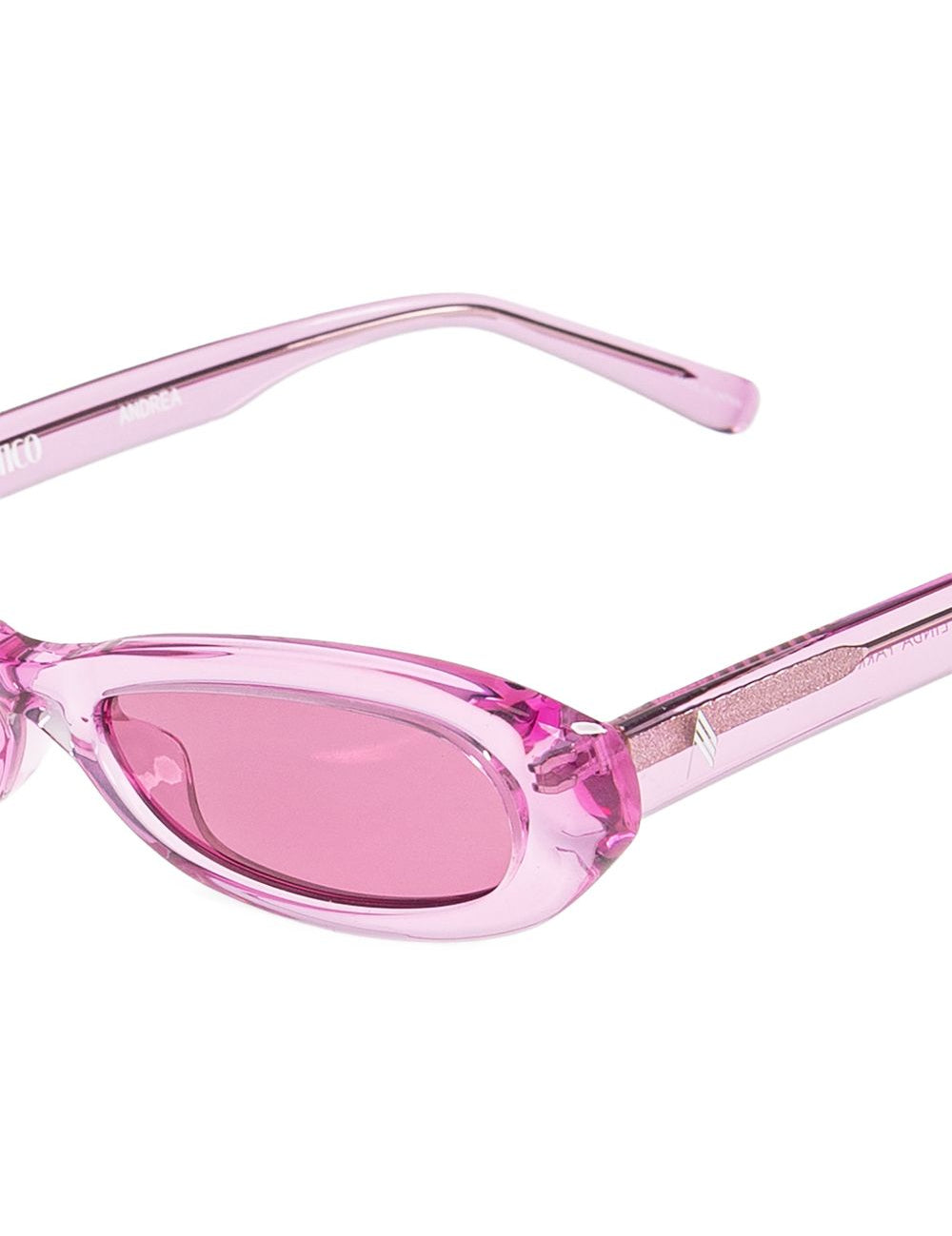 Occhiali da sole Andrea in rosa The attico x Linda Farrow - donna 