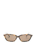 Linda Farrow Libby Sunglasses in Brown The Attico x Linda Farrow - Women