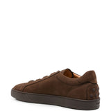 Sneakers in pelle in marrone 