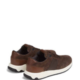 Sneakers in pelle scamosciata marrone 