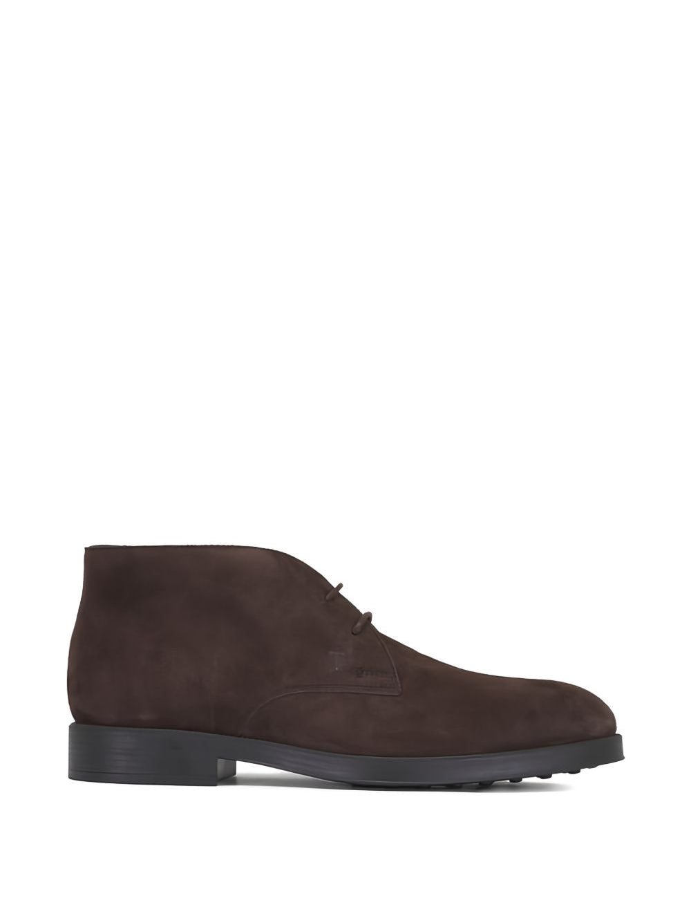 Stivali in pelle scamosciata in marrone 