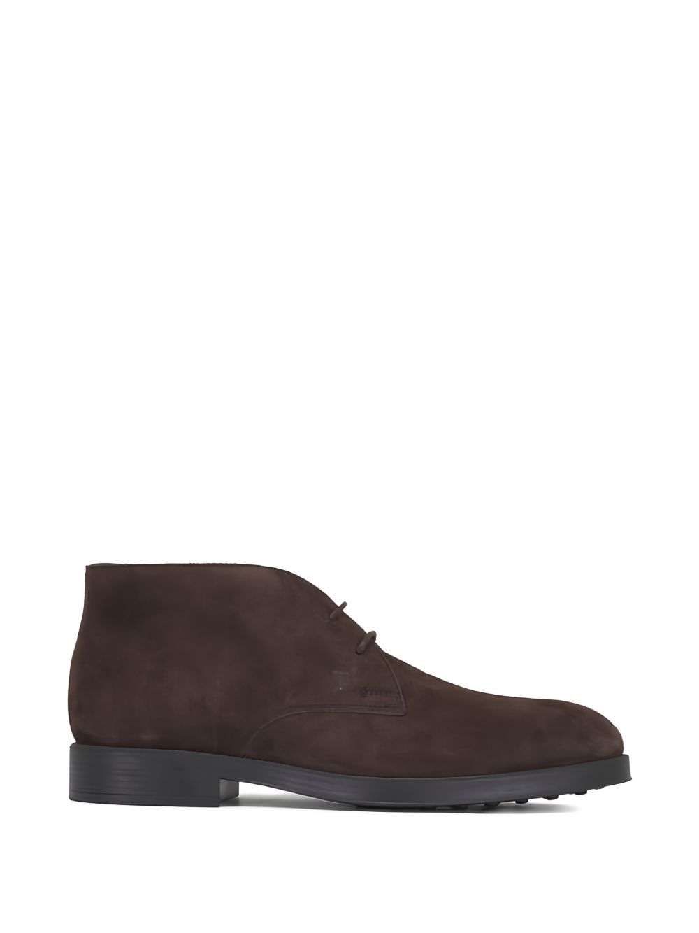 Stivali in pelle scamosciata in marrone 