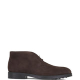Stivali in pelle scamosciata in marrone 