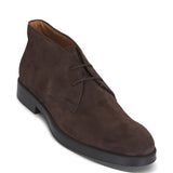 Stivali in pelle scamosciata in marrone 