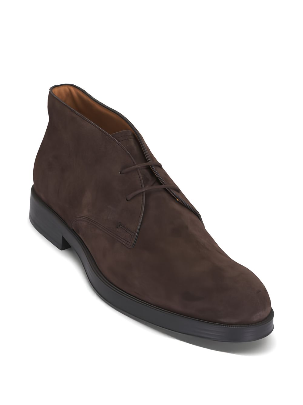 Stivali in pelle scamosciata in marrone 