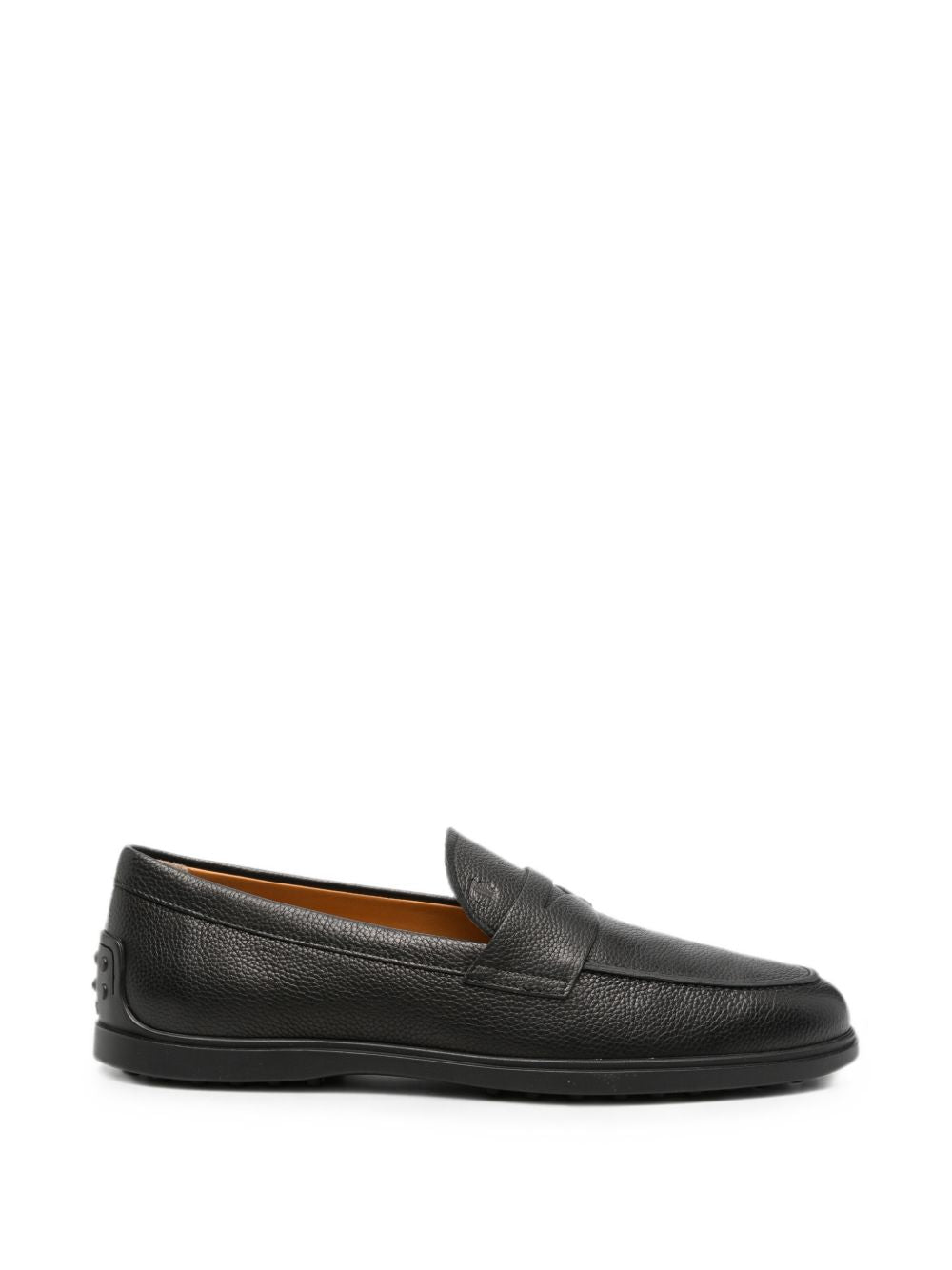 Mocassini in pelle in nero 