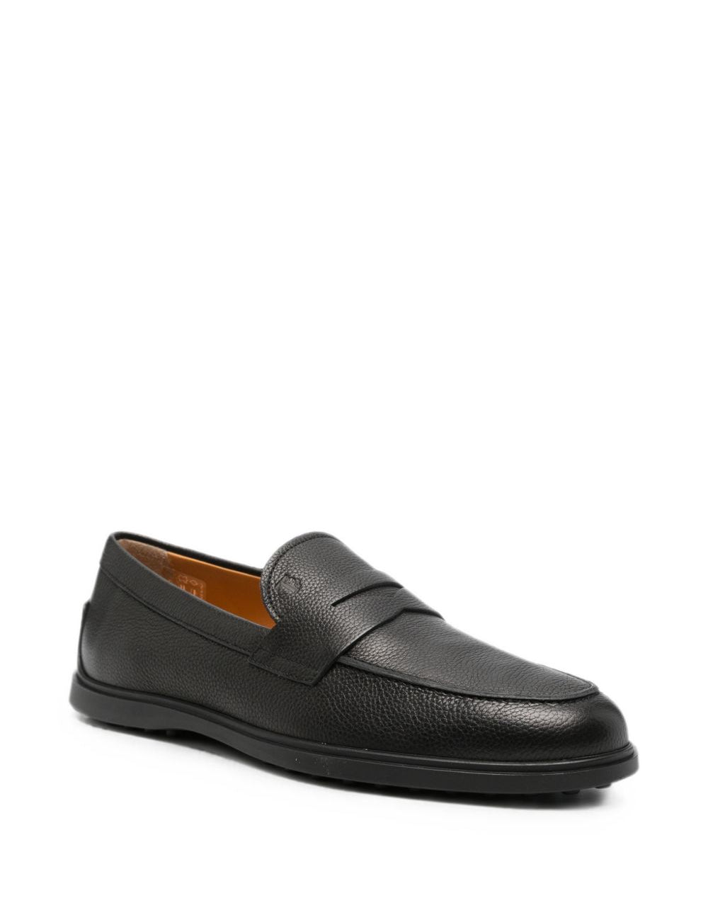 Mocassini in pelle in nero 