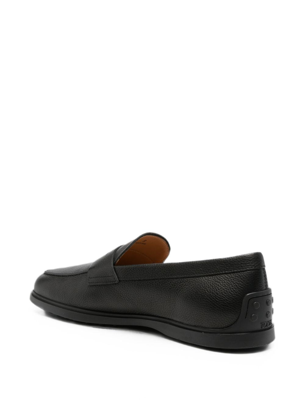 Mocassini in pelle in nero 