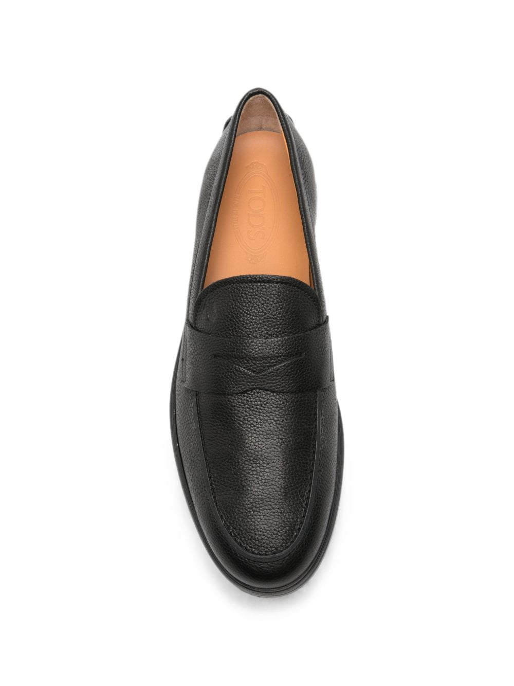 Mocassini in pelle in nero 