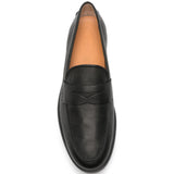 Mocassini in pelle in nero 