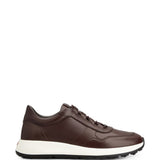 Sneakers Red Dot in Pelle in marrone 