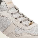 Sneakers Red Dot Socks in grigio 