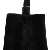 Borsa tote in suede nero 