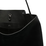 Borsa tote in suede nero 
