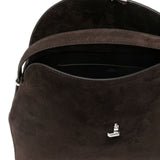 Borsa a mano T-lock in marrone 