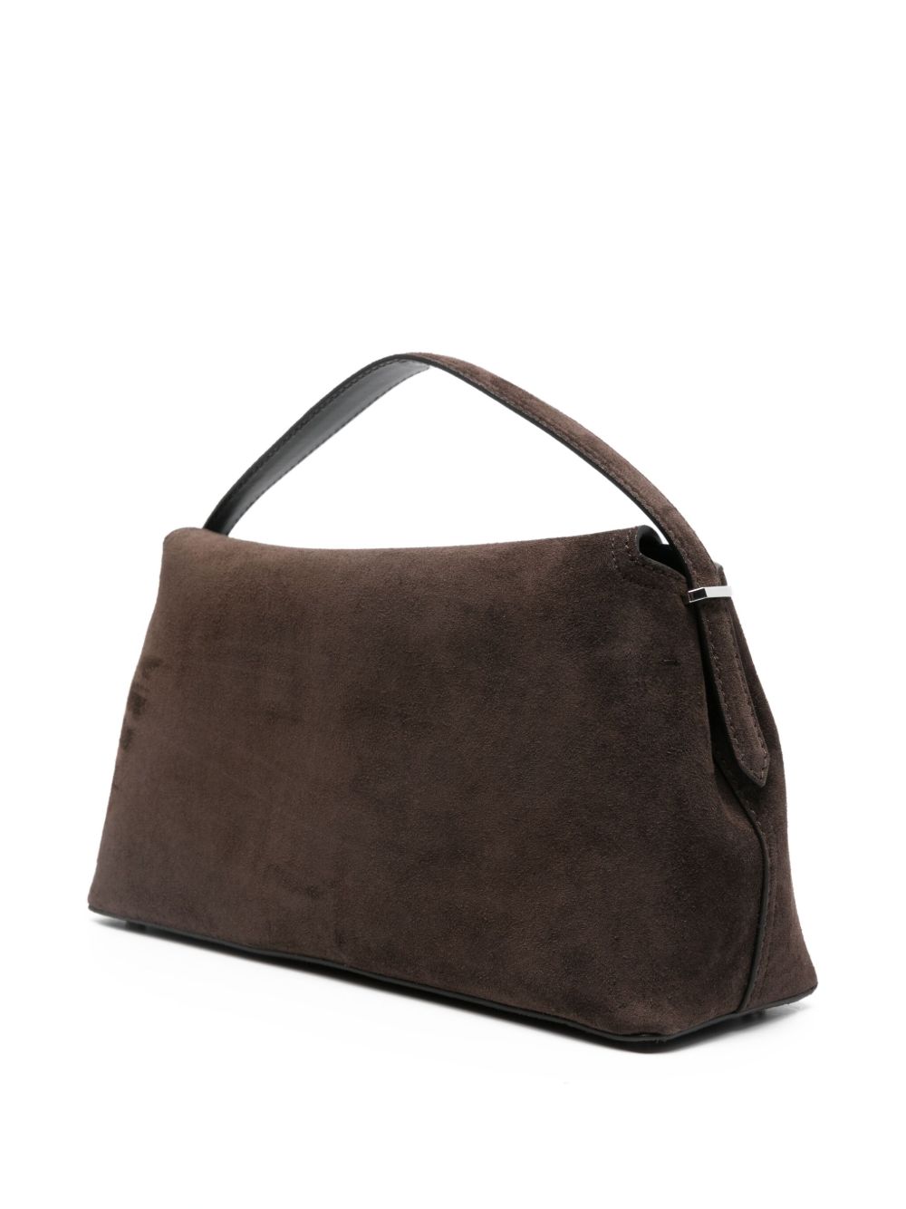 Borsa a mano T-lock in marrone 