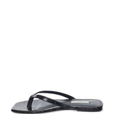 Sandali infradito in marrone cocco toteme - donna 