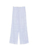 Pantaloni con stampa logo in azzurro Toteme - donna