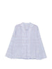 Light blue logo print shirt