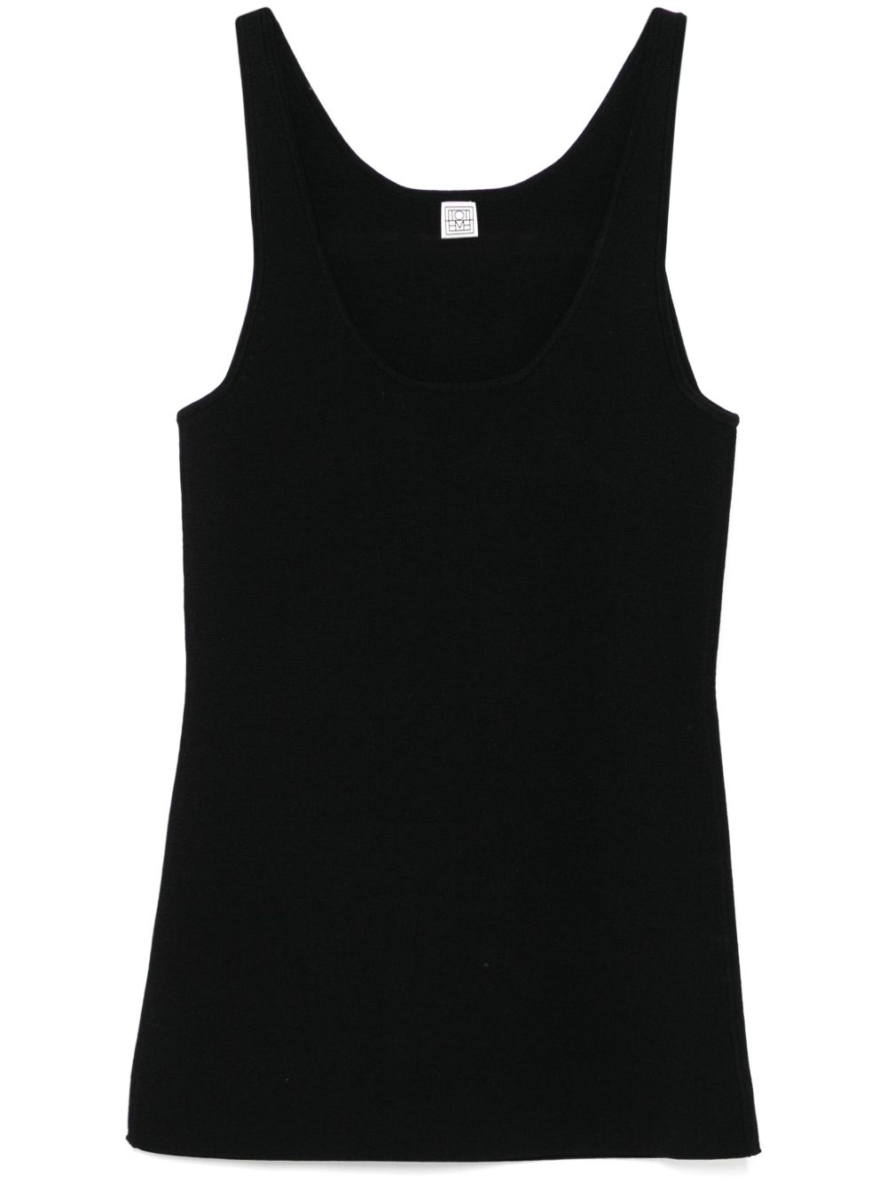 Canotta in maglia in nero Toteme - donna 