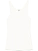 Toteme White Knitted Tank Top - Women